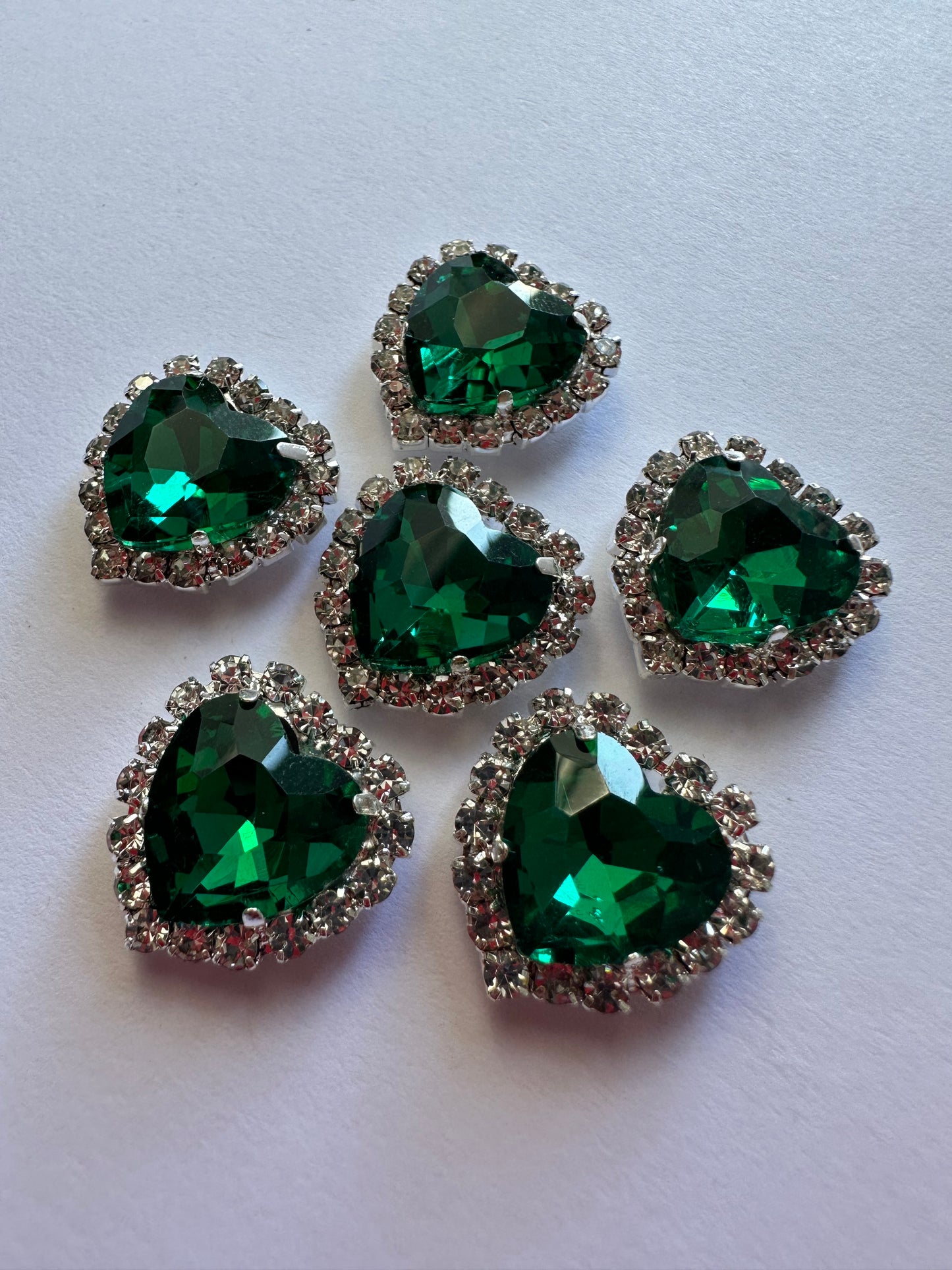 Heart shape crystals