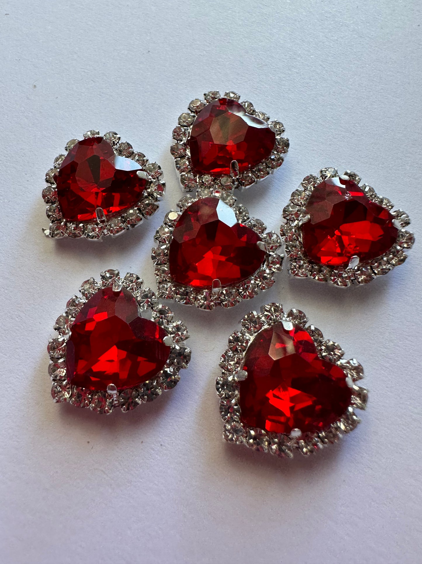 Heart shape crystals