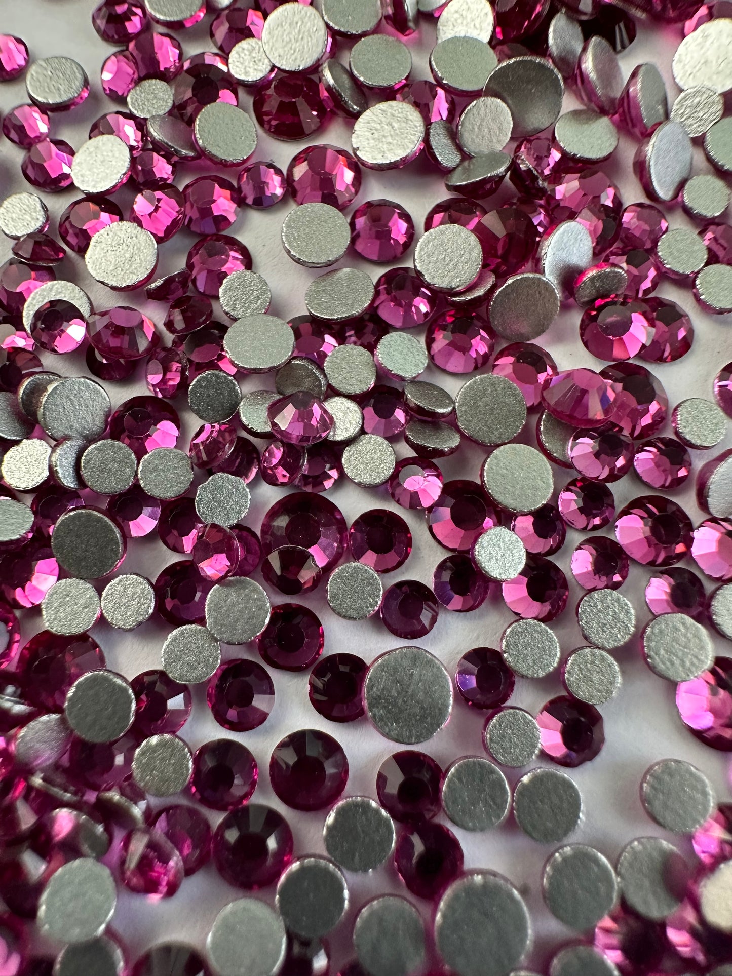 Fuchsia Rhinestones