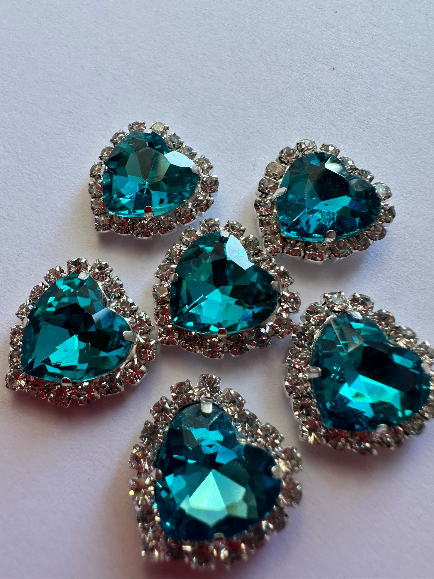 Heart shape crystals