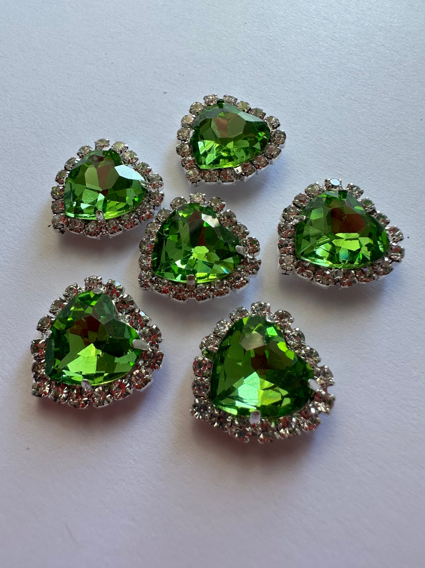 Heart shape crystals