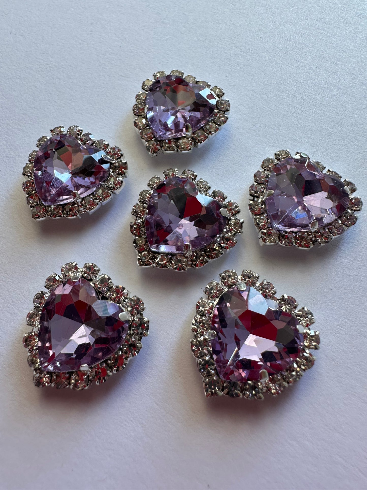 Heart shape crystals