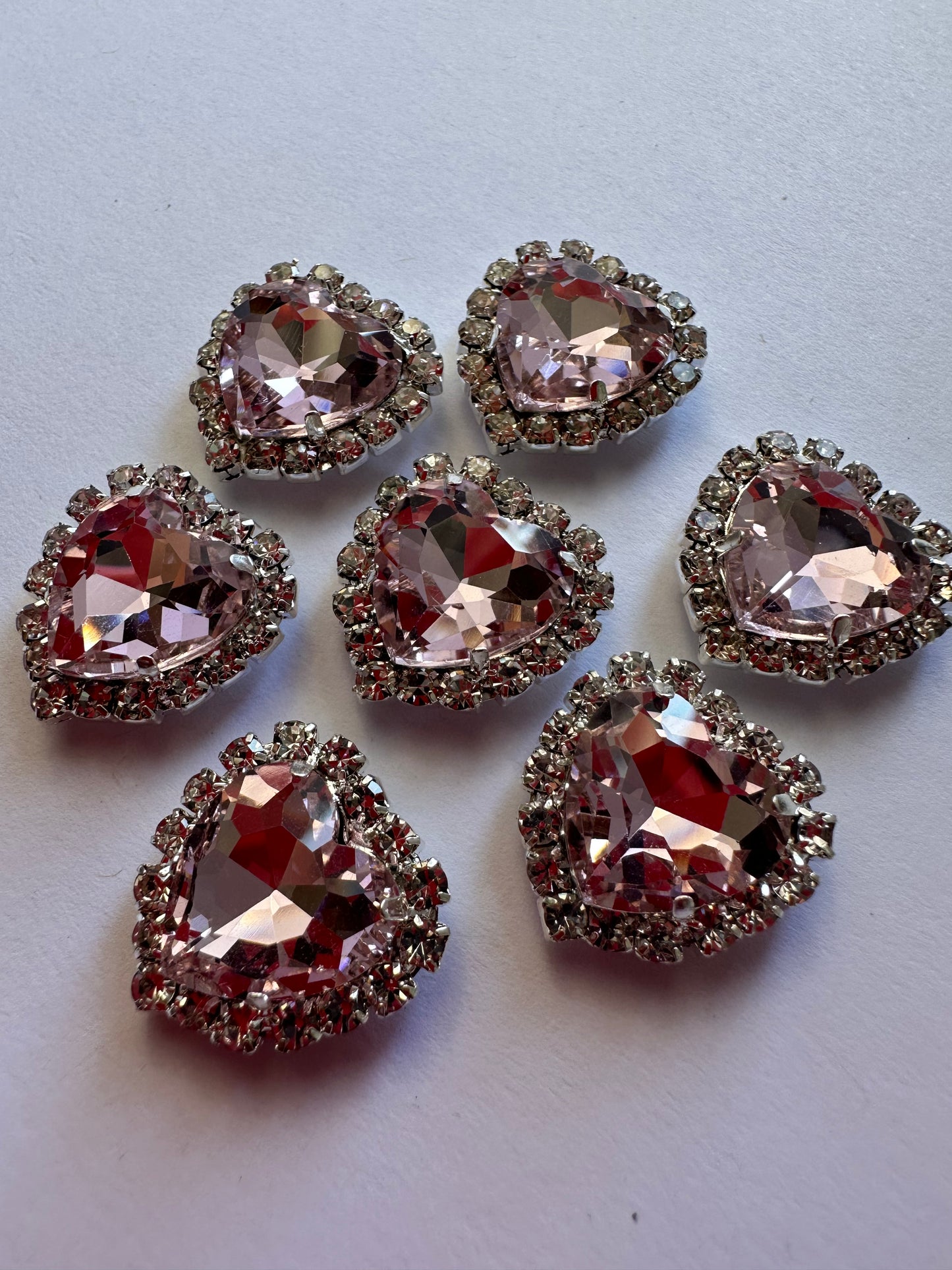 Heart shape crystals
