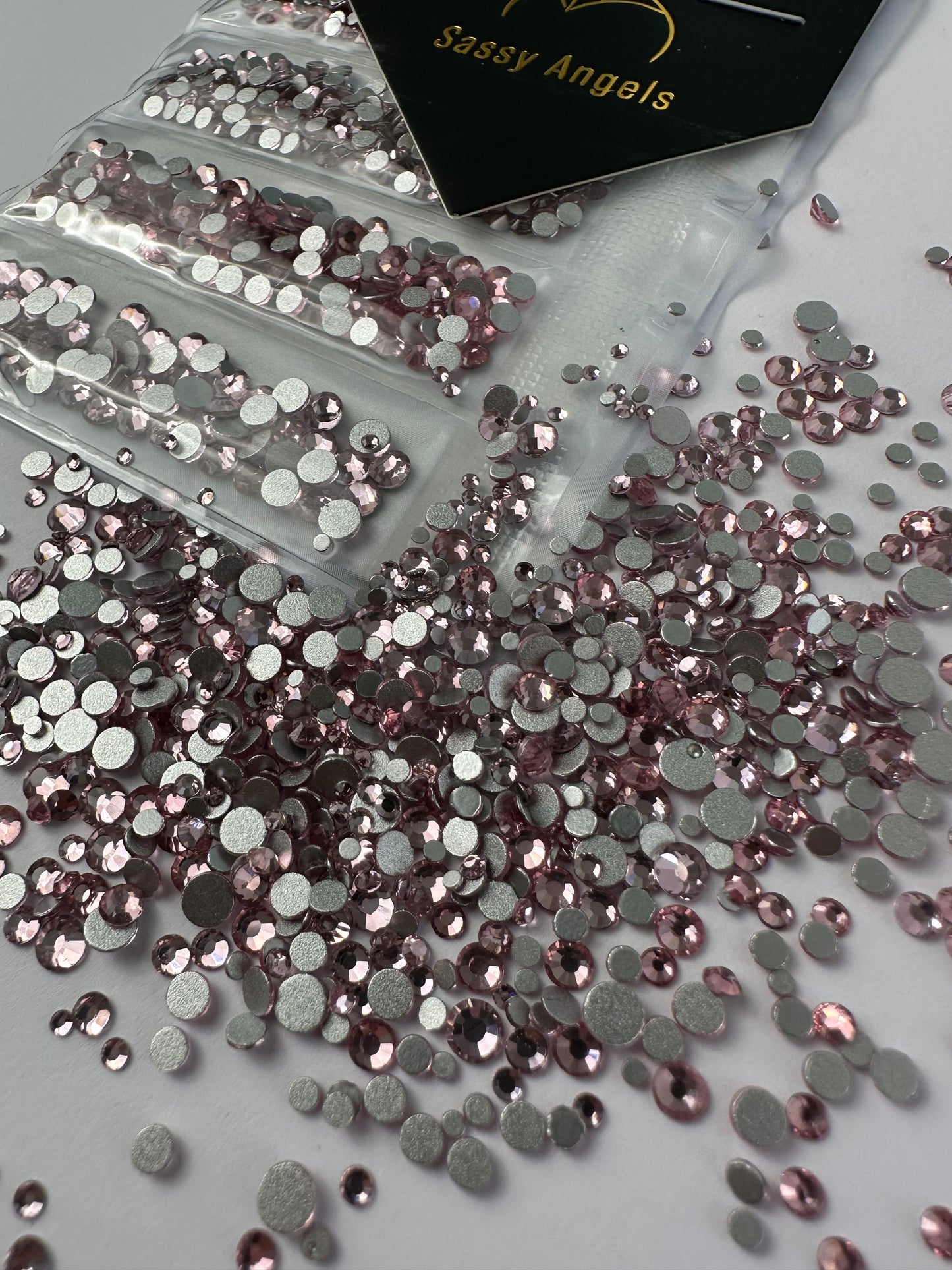 Light Pink Rhinestones