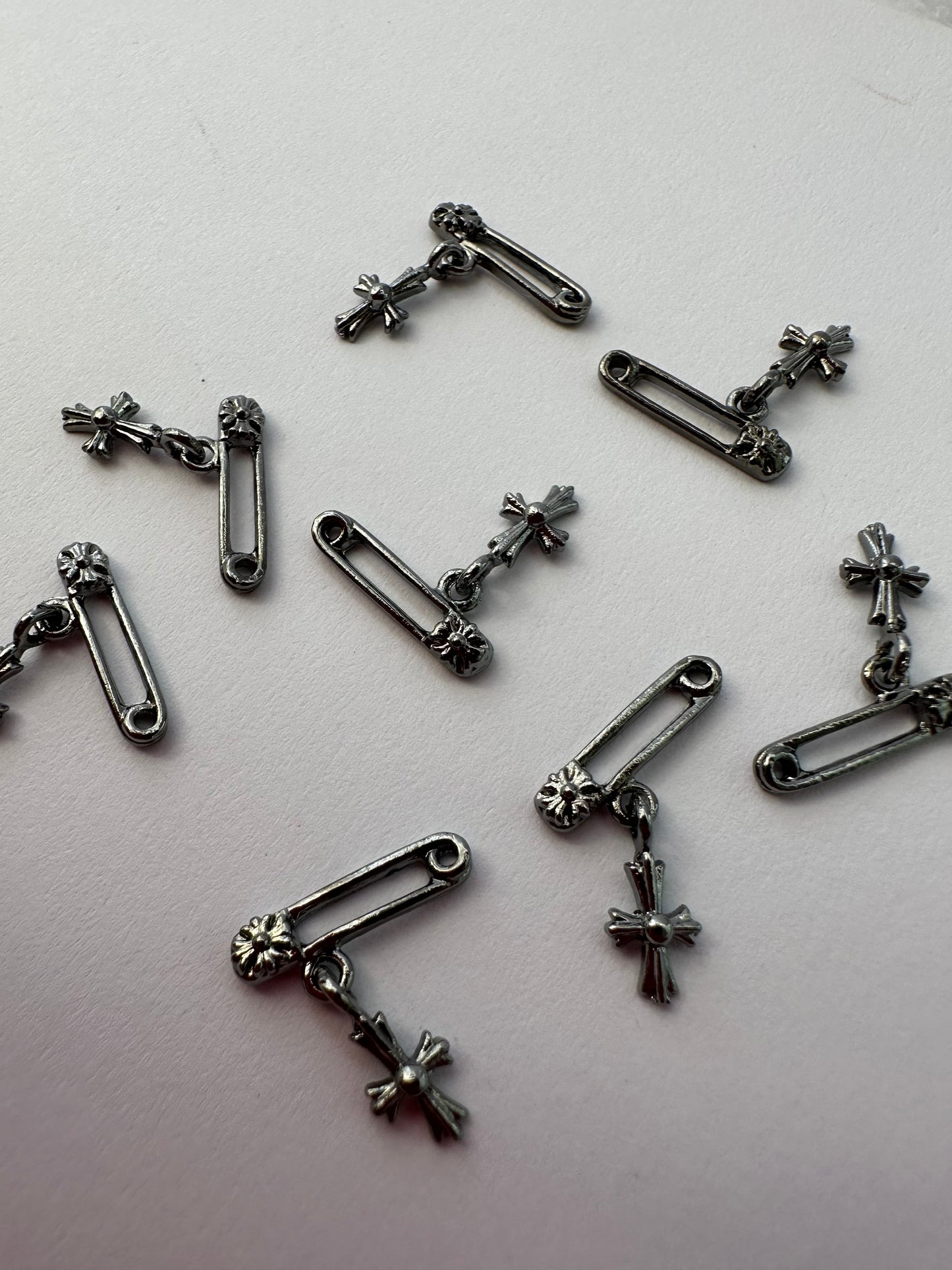 Safety Pin with Cross