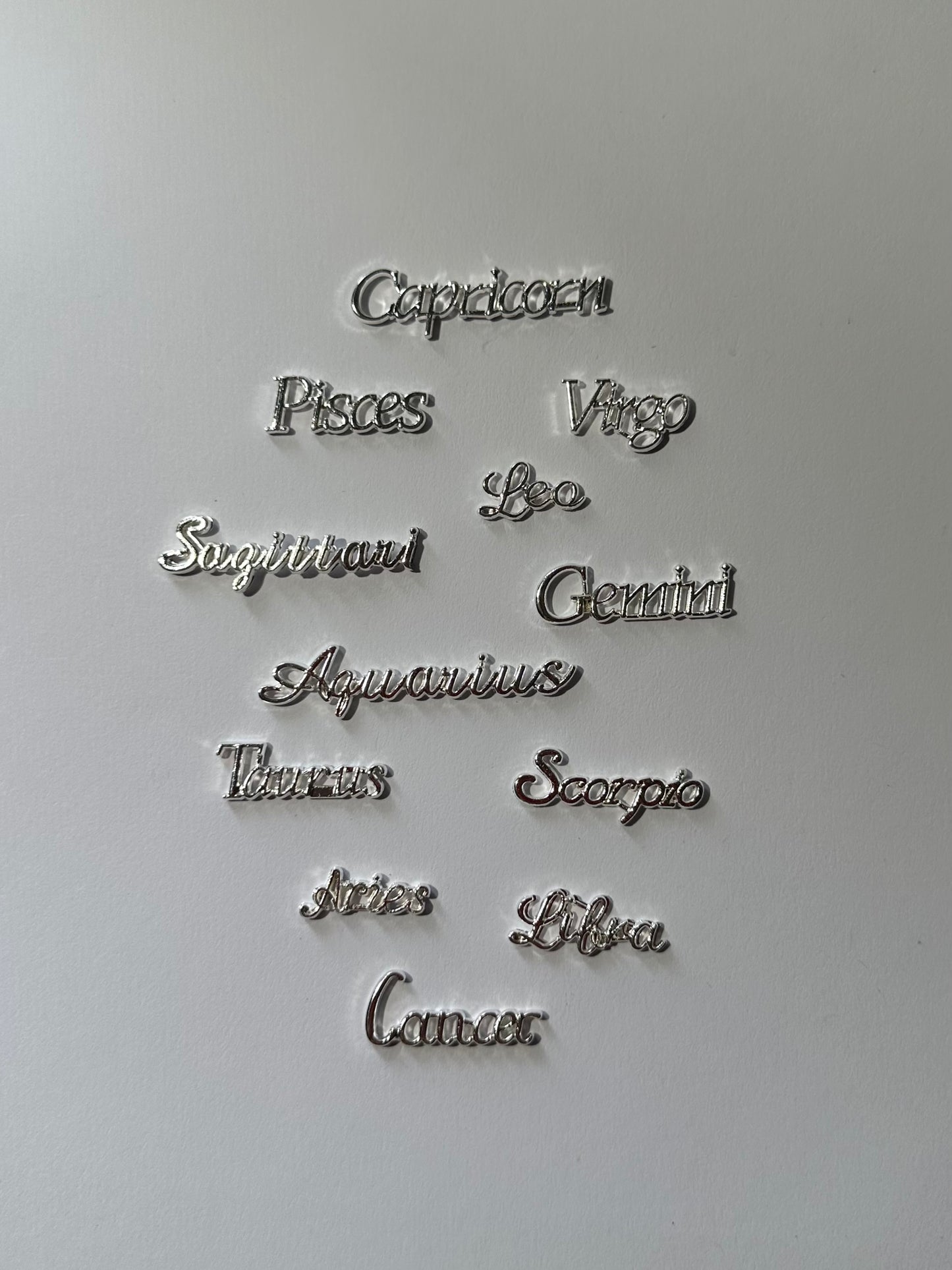 Silver Zodiac Signs