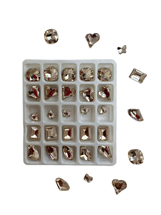 Mix Champagne Rhinestones