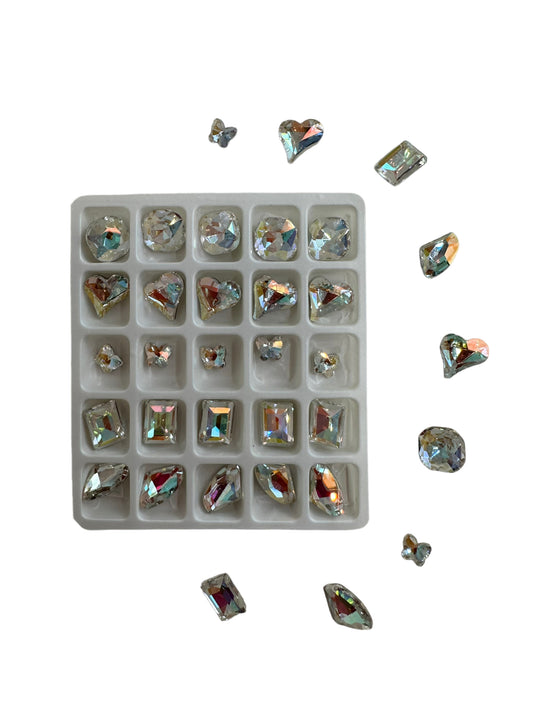 Mix Rainbow Rhinestones