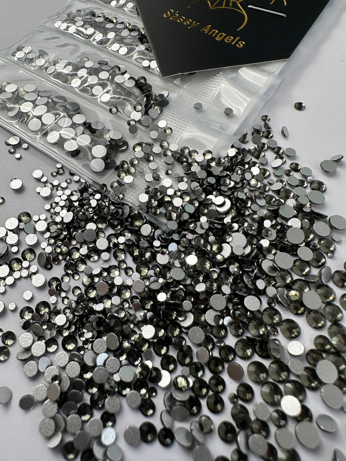 Black-Grey Rhinestones