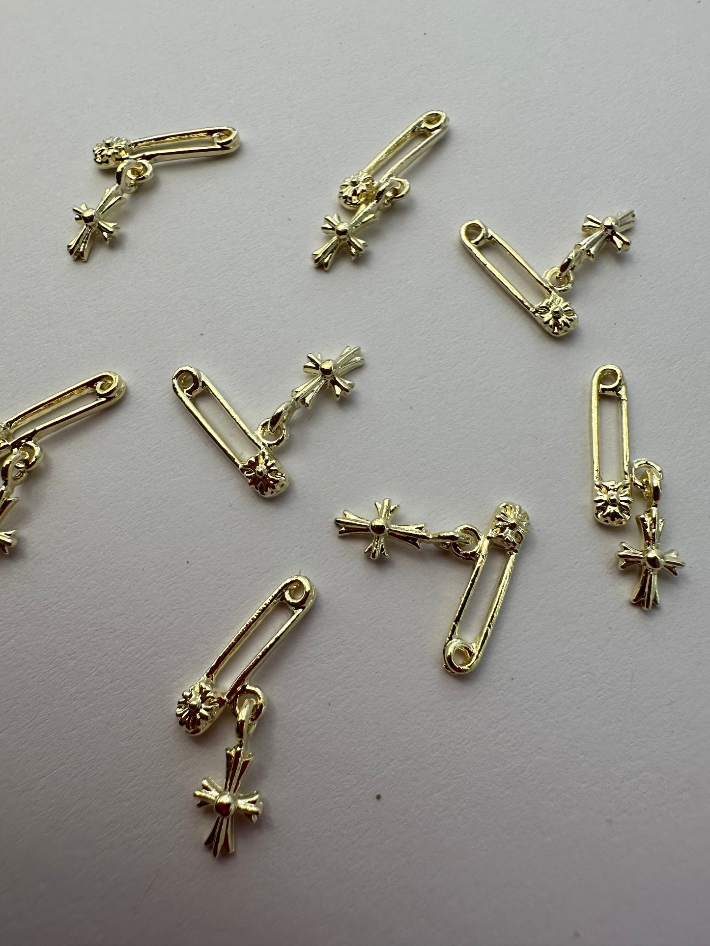 Safety Pin with Cross