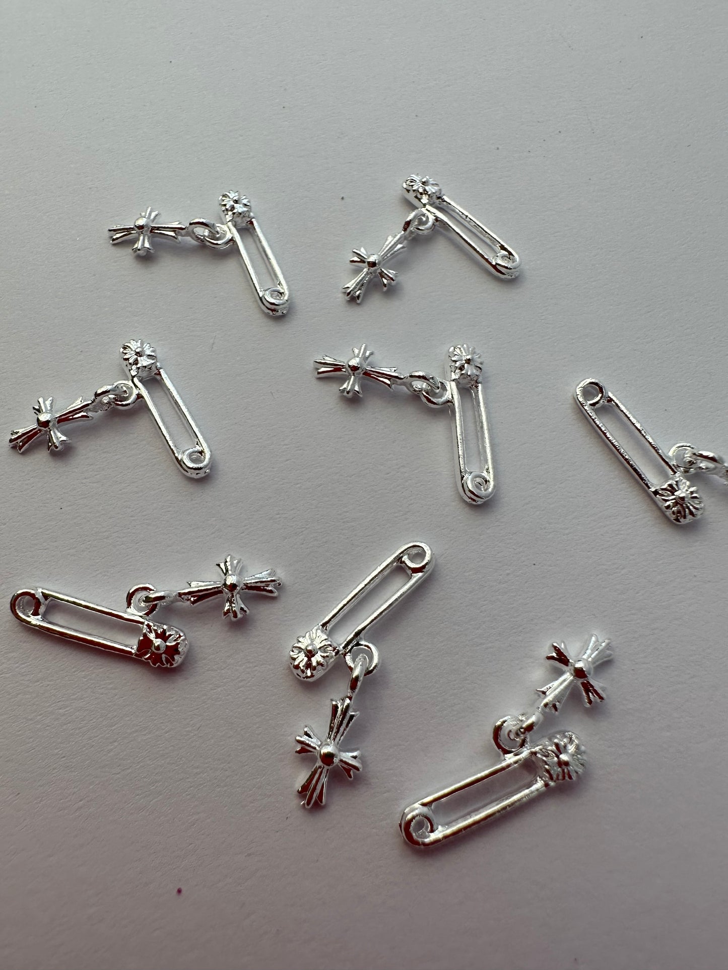 Safety Pin with Cross