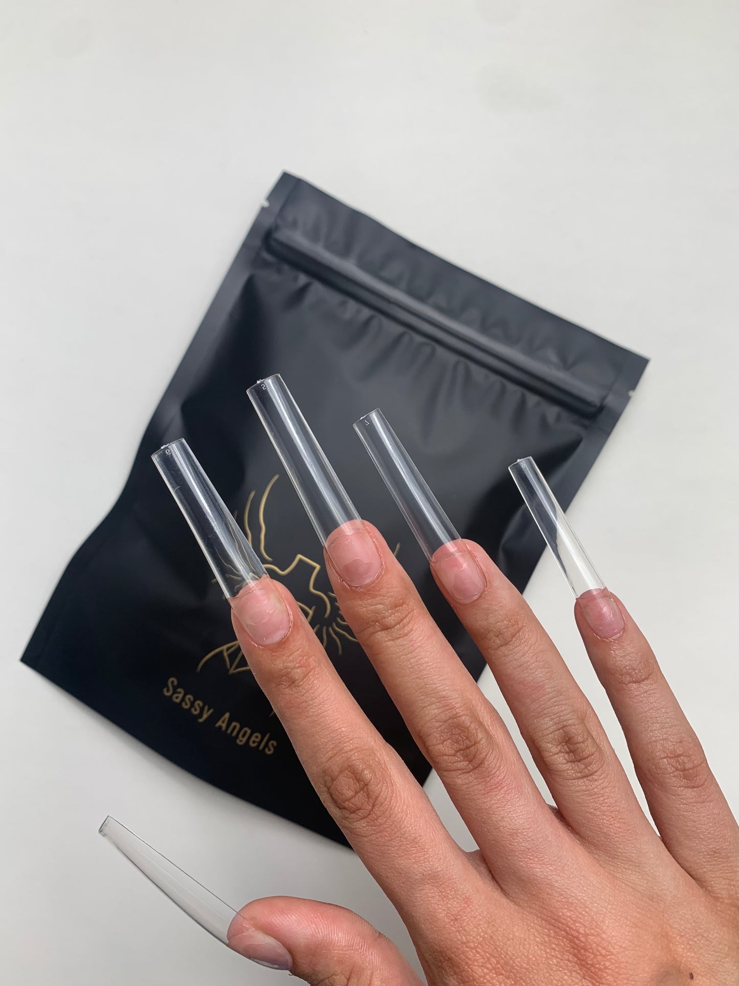 XXXL Full Cover/Press On TAPERED SQUARE